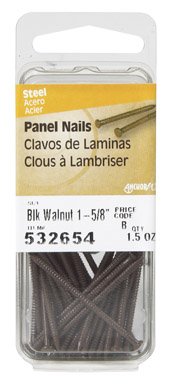 Hillman Panel Nails 1-5/8" Black Walnut 1.5 oz