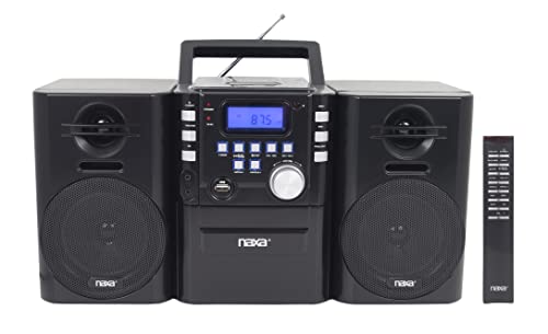 Naxa NPB-431 Portable Stereo System Black