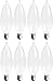GE Bent Tip Decorative Light Bulbs 25W 8-Pack