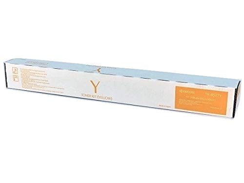 Kyocera 1T02RMAUS0 Model TK-8527Y Yellow Toner Cartridge For use with Kyocera/Copystar CS-3552ci, CS-4052ci, TASKalfa 3552ci and 4052ci Color Multifunctional Printers