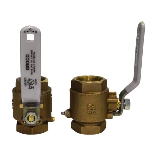 GROCO IBV-500 1/2 NPT Bronze Ball Valve