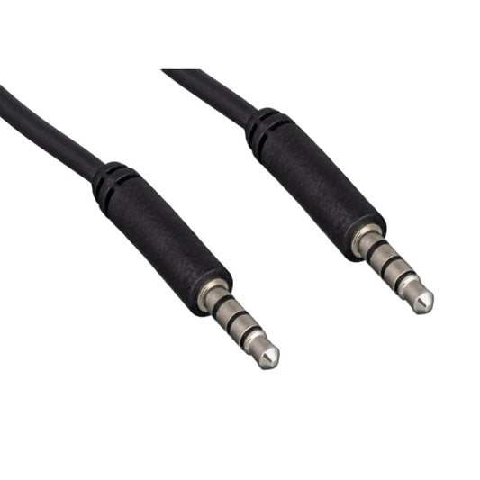 CableWholesale 3.5mm Stereo + Mic TRRS Cable 6Ft