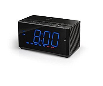 Memorex InteliSet Bluetooth Alarm Clock MC5550 Black
