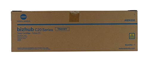 Konica Minolta TN-318Y Yellow Toner A0DK233