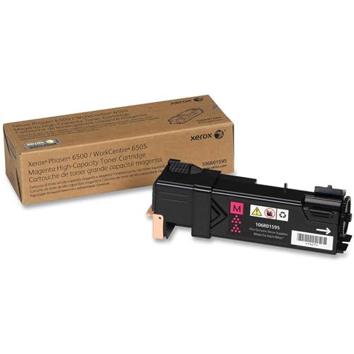 Xerox Phaser 6500/ WorkCentre 6505 Magenta High Capacity Toner Cartridge (2,500 Pages) - 106R01595