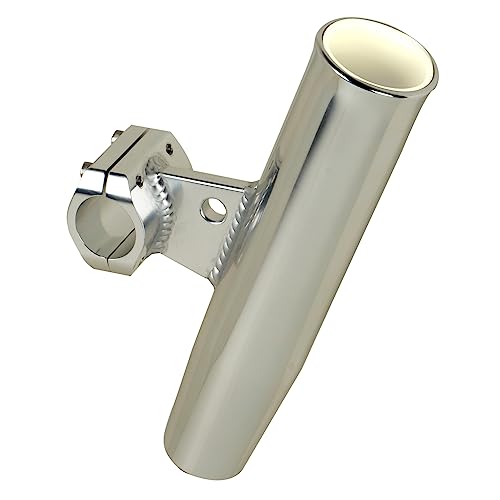 CE Smith Aluminum Boat Rod Holder, Horizontal Clamp, 1.315" Rail