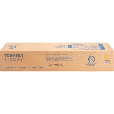 Toshiba T-FC50U-Y e-Studio 2555C 3055C 3555C 4555C 5055C Toner Cartridge (Yellow) in Retail Packaging