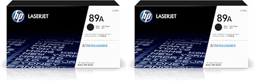 HP 89A Black Toner Cartridge | Works with LaserJet Enterprise M507, MFP M528 | CF289A (Pack of 2)