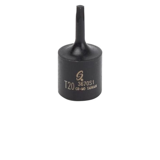 Sunex 3670S1 3/8-Inch Drive T20 Star Impact Socket