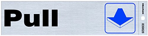 HILLMAN PULL DECAL SLV 2"X8"