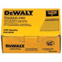 DEWALT 2-Inch 16GA 20° Finish Nails DCA16200 2500-Pack