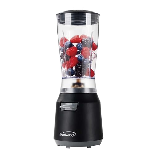 BRENTWOOD GEOJUG JB-191BK 180-Watt 14-Oz. Personal Blender (Black/Gray)