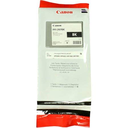 Canon 8789B001AA PFI 207 Original Ink Tank, Black