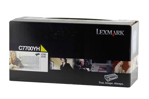 Lexmark Compatible C770/C772 Yellow Toner Cartridge (10000 Page Yield) (C7700YH)