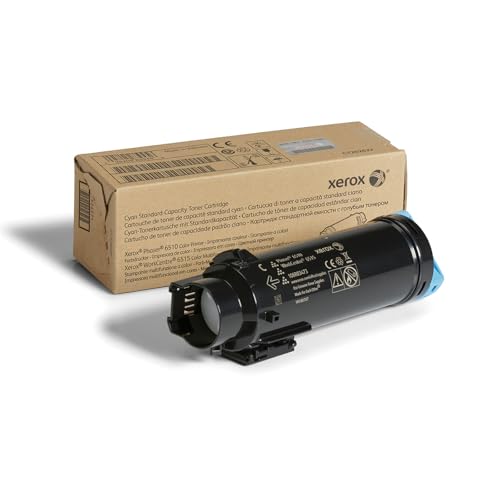 Xerox Genuine Phaser 6510/Workcentre 6515 Cyan Standard Capacity Toner Cartridge (1,000 Pages) - 106R03473