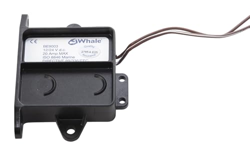 Whale BE9003 Electric Field Sensor Switch, 12V or 24V, Suitable for Up to 20 Amps,Black