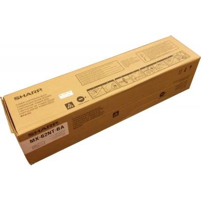 Sharp MX62NTBA Black Toner Cartridge - MX-624044; 7500