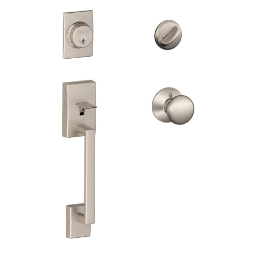 Schlage F60CEN619 Century Handleset Plymouth Knob