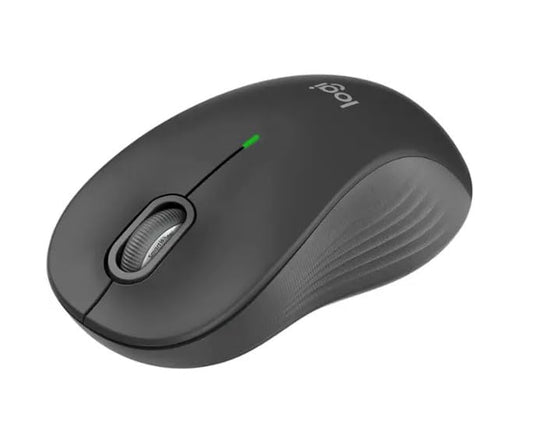 Logitech - Signature M550 L Full Size Bluetooth Ambidextrous Mouse with Silent Clicks - Wireless - Graphite (Renewed)