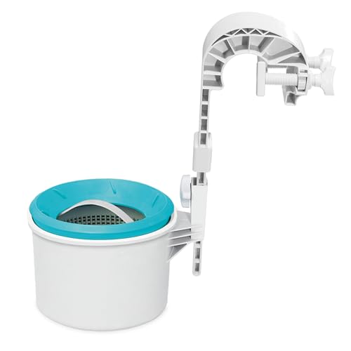 Intex 28000E Deluxe Wall-Mounted Swimming Pool Surface Automatic Skimmer with Removeable Skimmer Basket for 800+ GPH Pumps