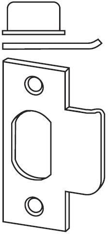 Schlage 10-001-605 T-Strike Square Corner