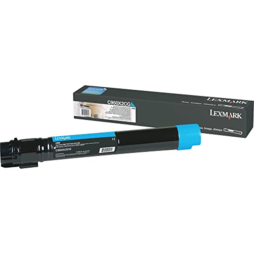 Lexmark X950X2CG OEM Toner - X950 X952 X954 High Yield Cyan Toner (22000 Yield)
