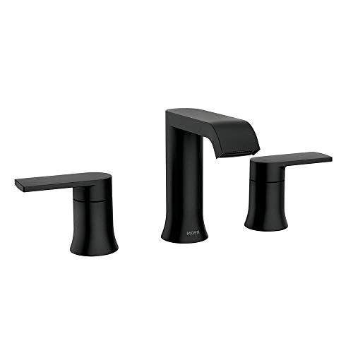 Moen Genta 84763BL 8" Widespread Bathroom Faucet Matte Black