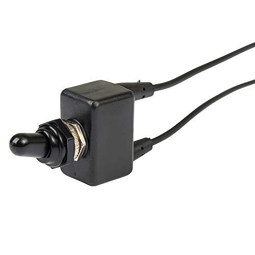 BEP 1002016 SPST PVC Coated Toggle Switch With Wire Leads - Off/On