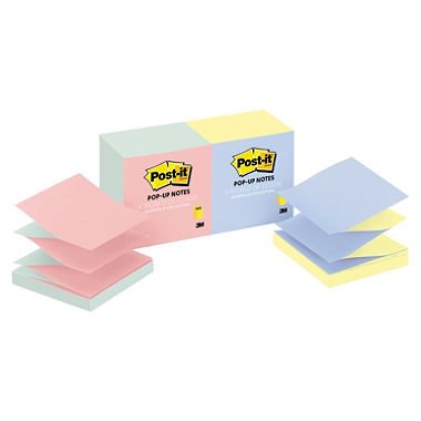 NOTES;POPUP;3X3;12PK;ASSRTD