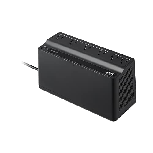 APC by Schneider Electric Back-UPS, 6 Outlets, 450VA, 120V, Retail