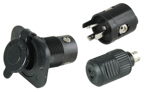 Marinco 12VCP6 3-Wire ConnectPro Receptacle with 6AWG Adapter