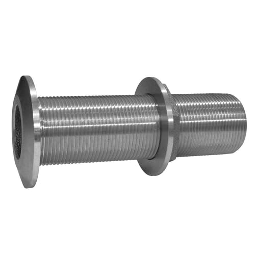 GROCO 3/4" Extra Long Thru-Hull Fitting 316 SS