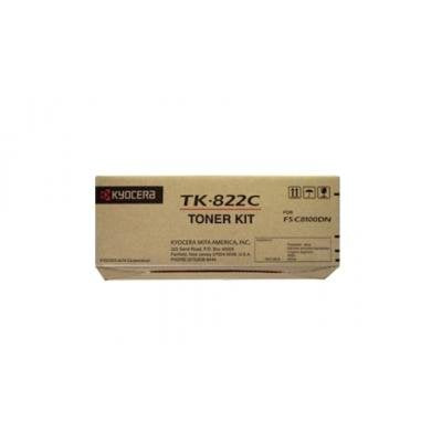 Kyocera TK-822C Cyan Toner Cartridge 1T02HPCUS0