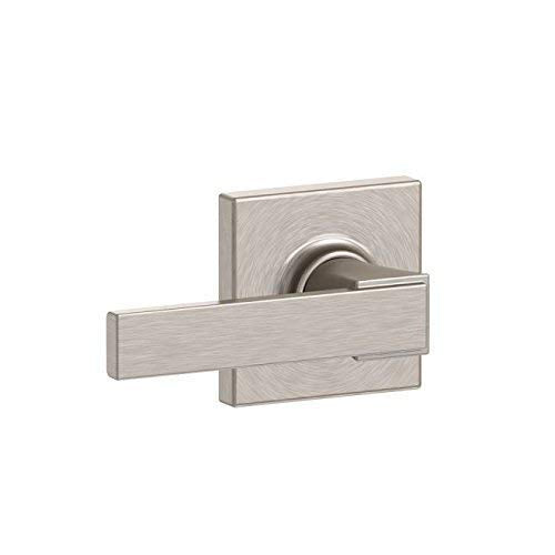 Schlage F10NBK619COL Northbrook Passage Lever Satin Nickel