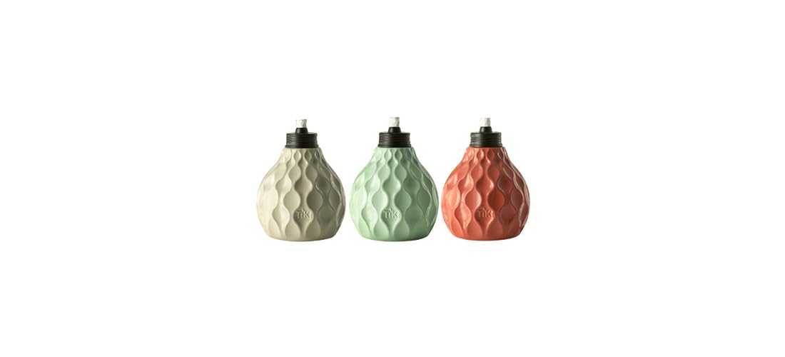 TIKI Glass Tabletop Torch