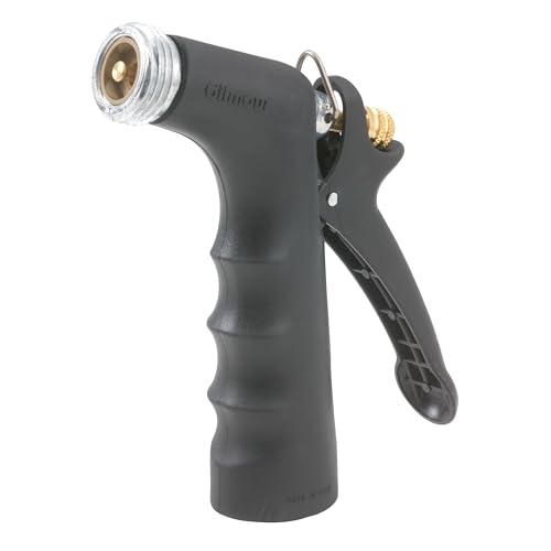 Gilmour Medium Duty Garden Hose Nozzle Over Mold Grip