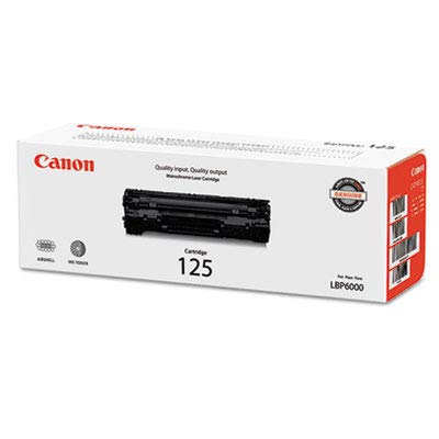 CANON CARTRIDGE 125 BLACK TONER - FOR CANON IMAGECLASS LBP6000 - CGR125 - EST YI (3484B001AA) -