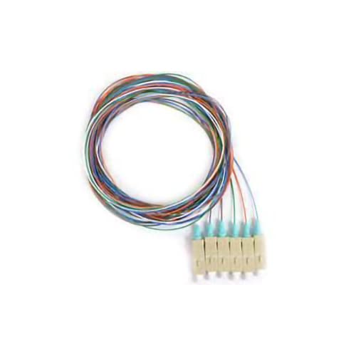 COMZON 6 Strand Fiber Pigtail OM3 SC/PC 3m