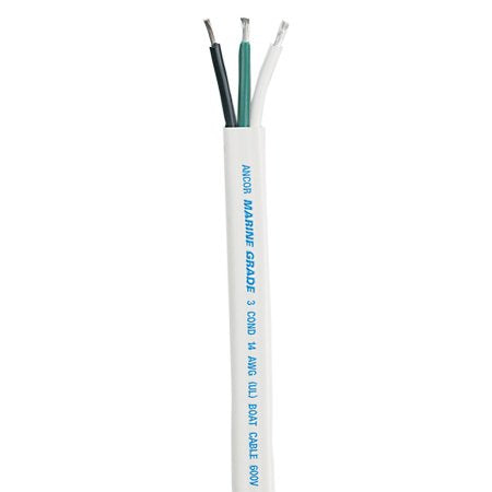 Ancor 131310 Triplex Cable, 12/3 AWG (3 x 3mm2), Flat - 100ft