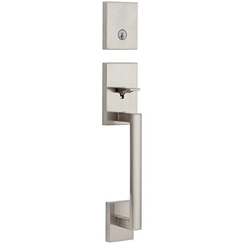 Kwikset San Clemente Front Door Lock Set, Satin Nickel
