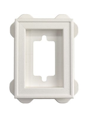 BUILDERS BLOCK MOUNT WHT 6.3X8