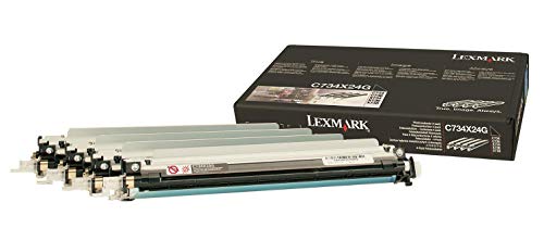 Lexmark C734X24G Photoconductor Kit, 4/Pack - in Retail Packaging
