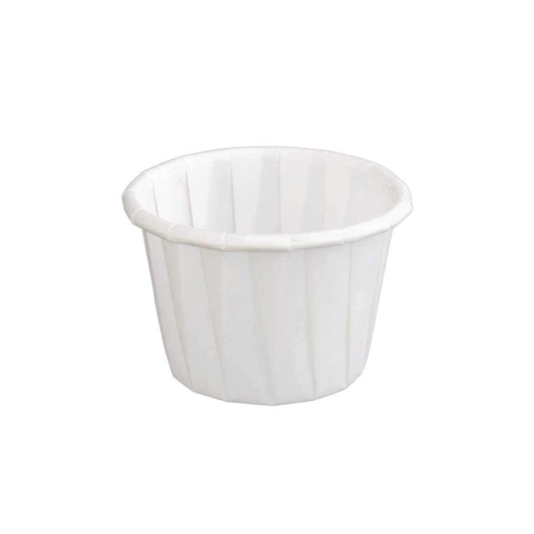 GenPak F100 Pleated Paper Portion Cup 1 oz 250 Pack