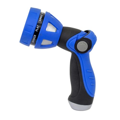 HoseCoil WN815 Thumb Lever Nozzle Metal 9-Pattern
