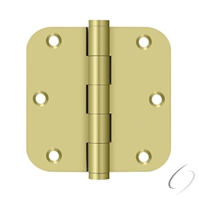 Deltana DSB35R53-R-UNL 3.5in Radius Hinge Brass