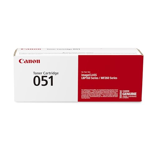 Canon 051 Toner Cartridge, Bla