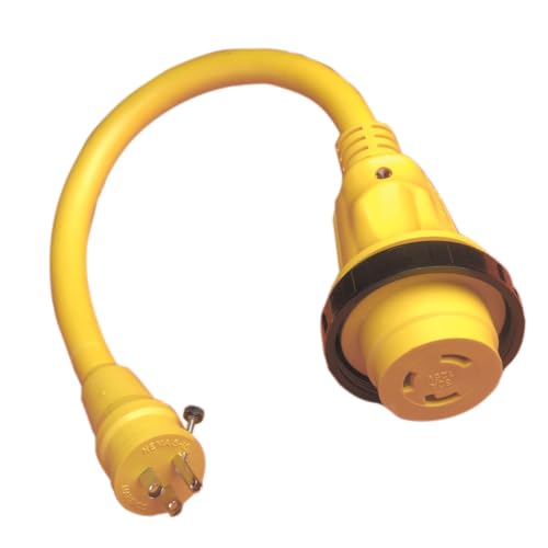 Marinco 104SPP Pigtail Adapter Plus 30A to 15A