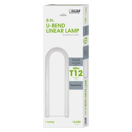 FEIT T12 40W Fluorescent Bulb 6" CW