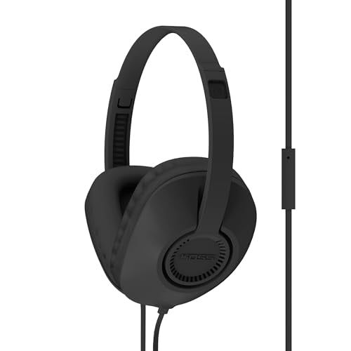 Koss UR23ik Over-Ear Headphone with Mic, Black