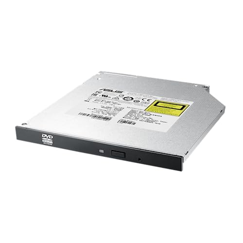 ASUS SDRW-08U1MT 9.5mm Ultra Slim Internal DVD Writer with M-DISC Support for Lifetime Data Backup (SDRW-08U1MT/BLK/B/GEN)